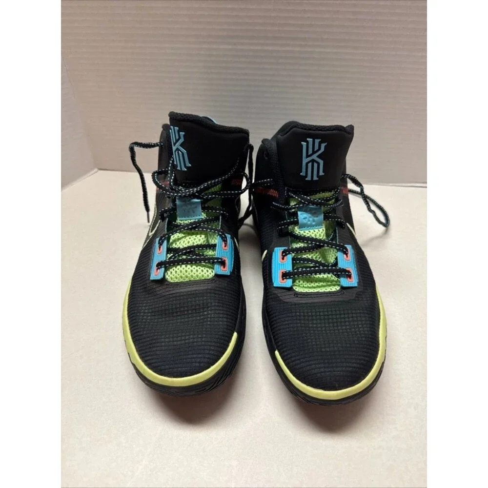 Nike Kyrie Flytrap IV Mens Size 9 CT1972-003 Black/Lime-Glow Lagoon